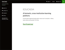 Tablet Screenshot of educadia.org